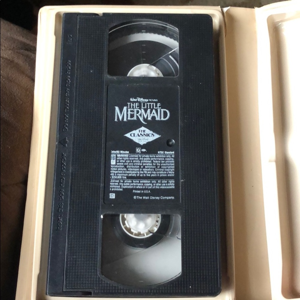 The little mermaid vhs